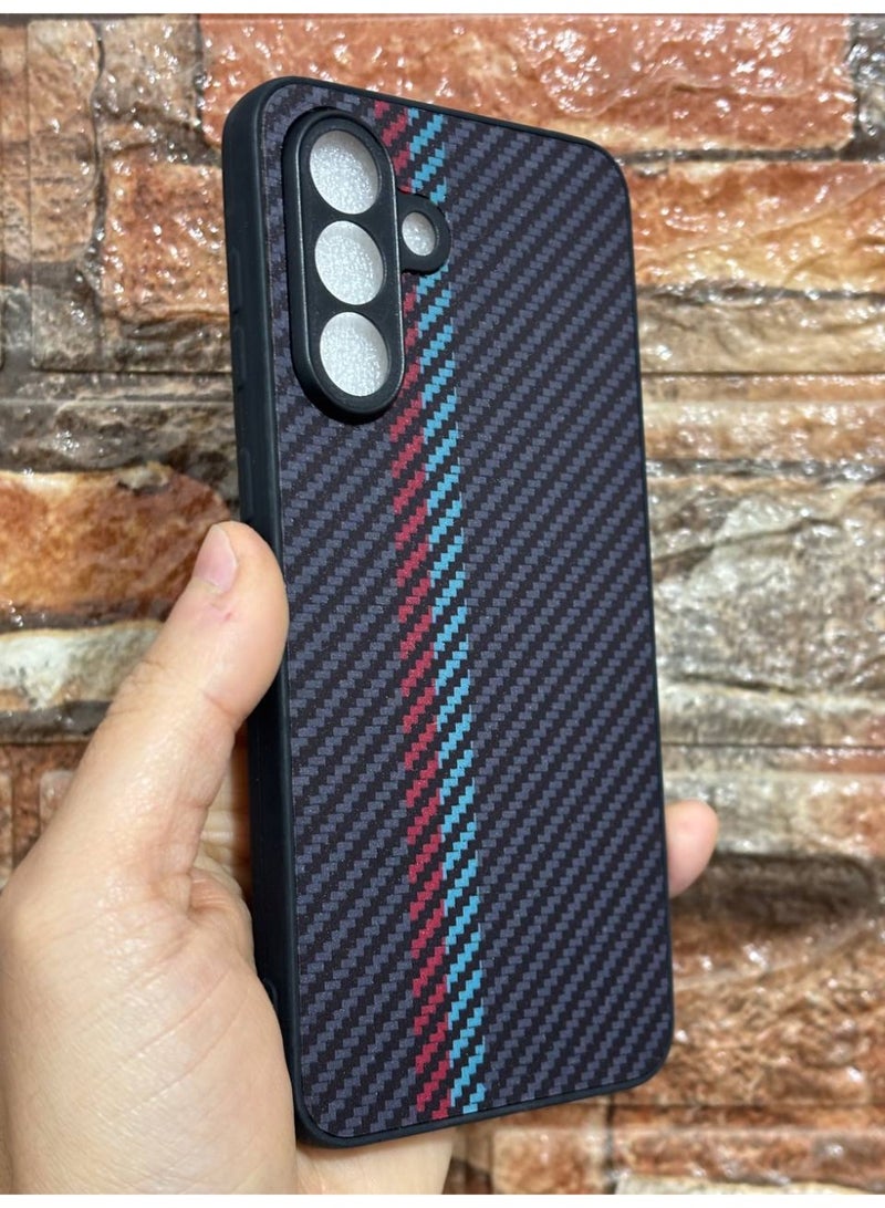 غطاء خلفي مخطط بألوان متناسقة مع هاتف سامسونج Samsung A56 / A36 - Image 2